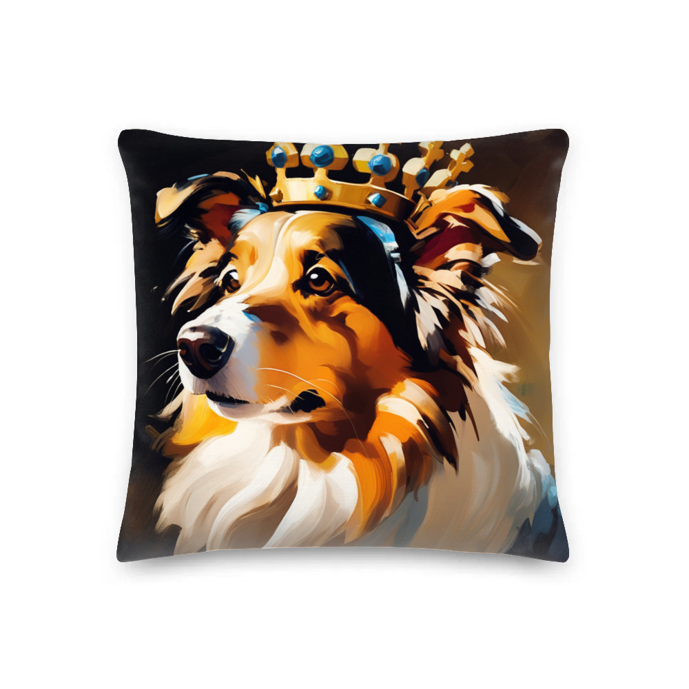 PugMug Custom Collie Premium Pillow