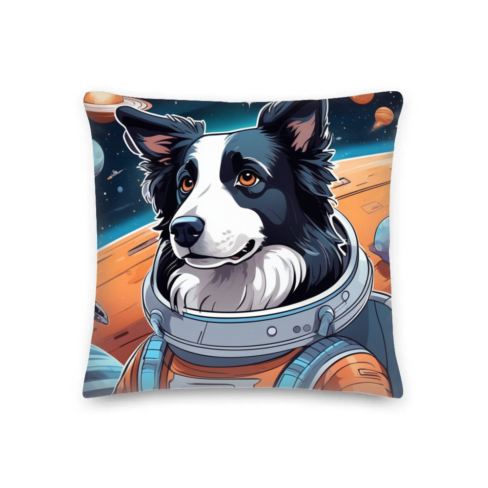 PugMug Custom Border Collie Premium Pillow