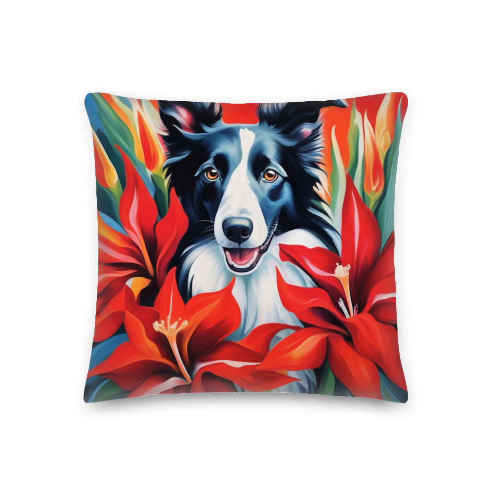 PugMug Custom Border Collie Premium Pillow