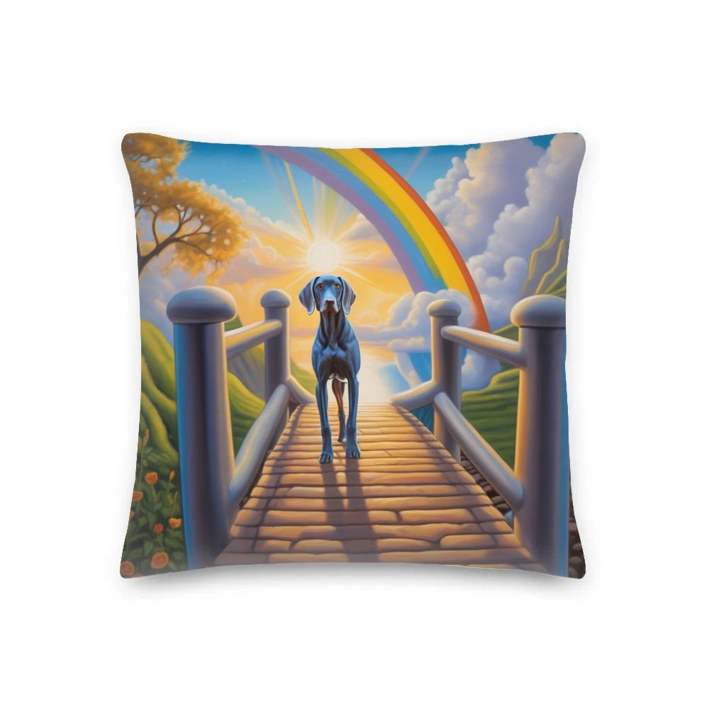 PugMug Custom Weimaraner Premium Pillow