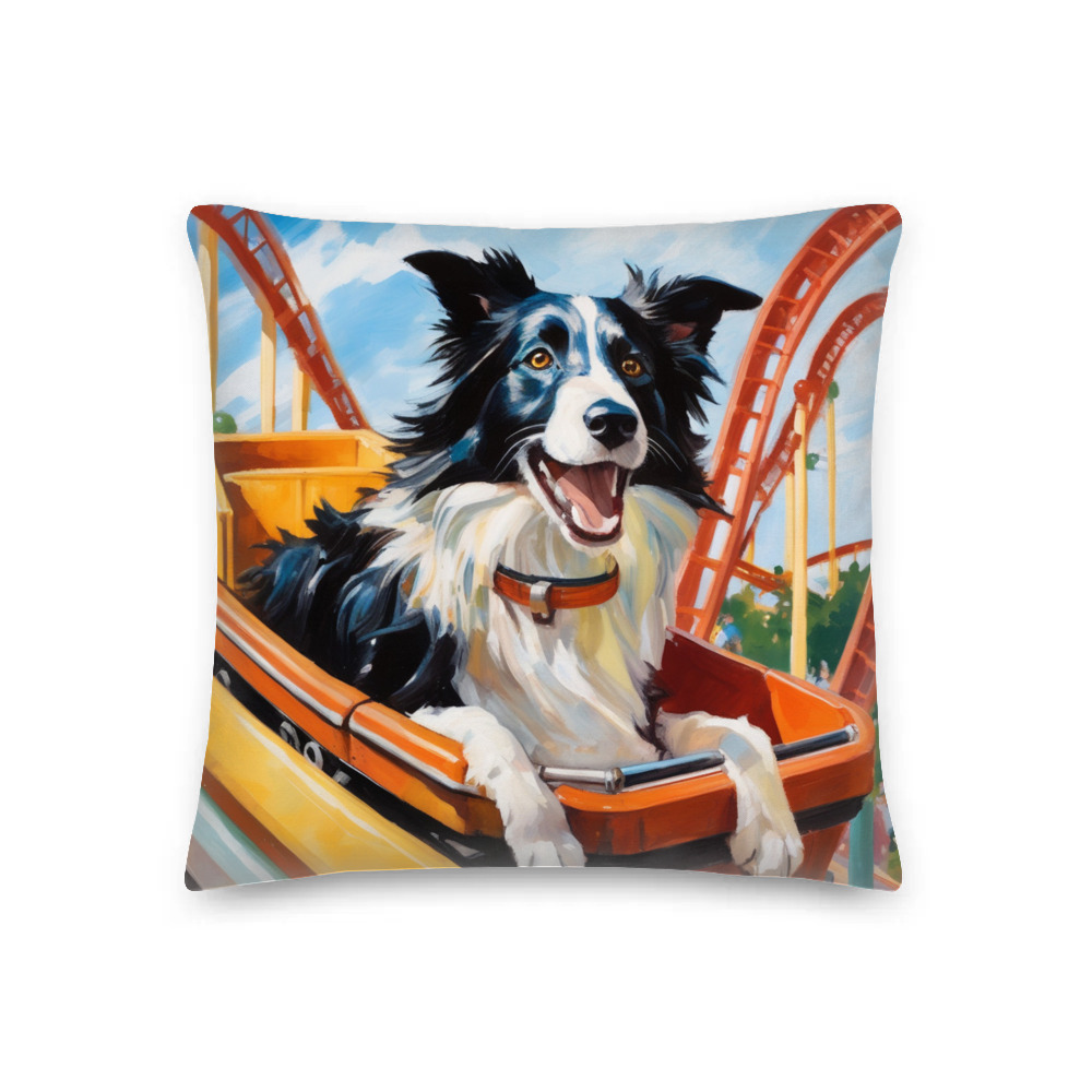PugMug Custom Border Collie Premium Pillow