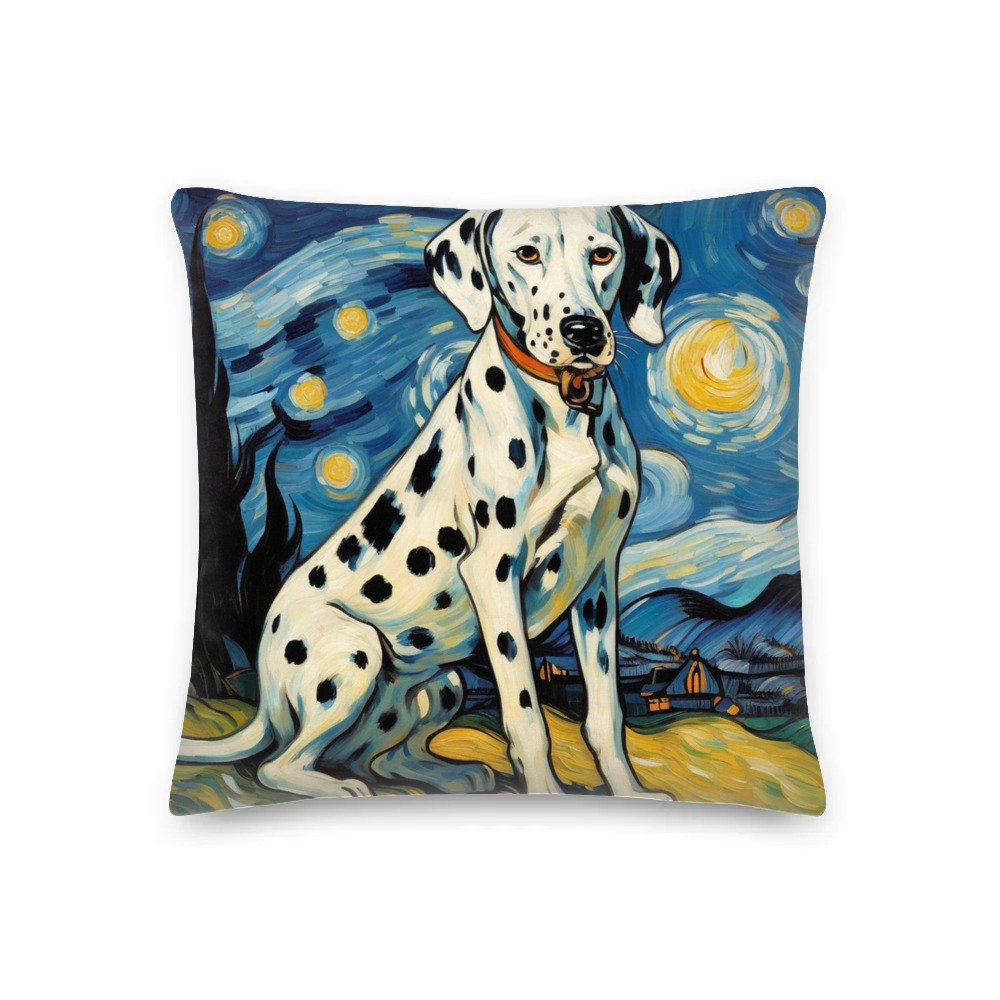 PugMug Custom Dalmatian Premium Pillow
