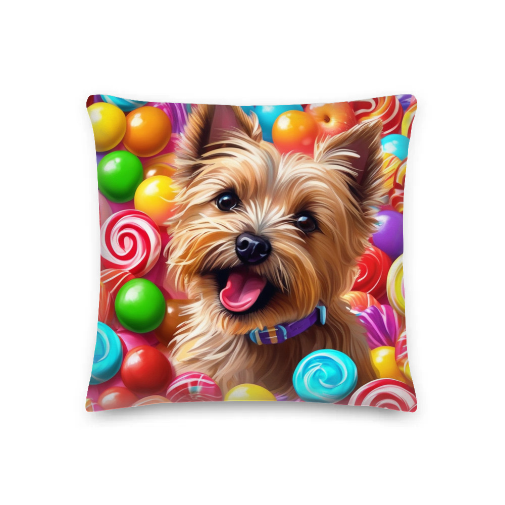 PugMug Custom Cairn Terrier Premium Pillow