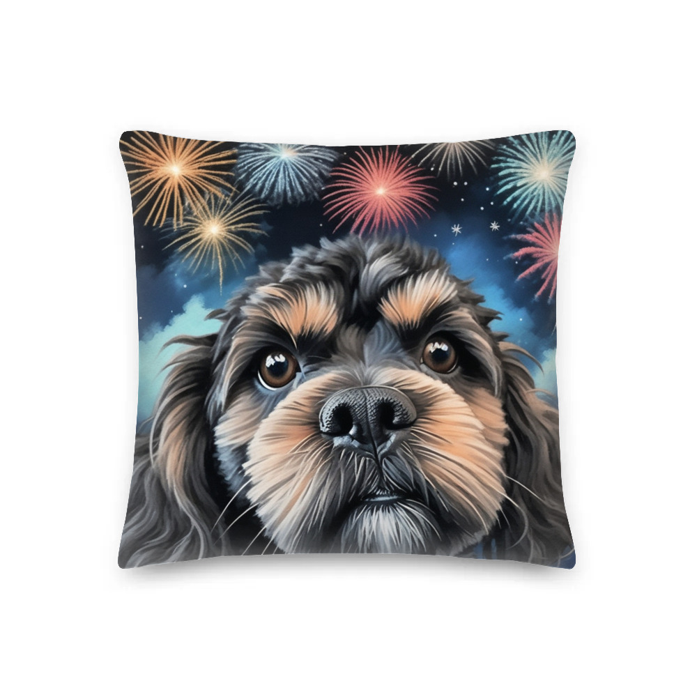 PugMug Custom Lily Premium Pillow