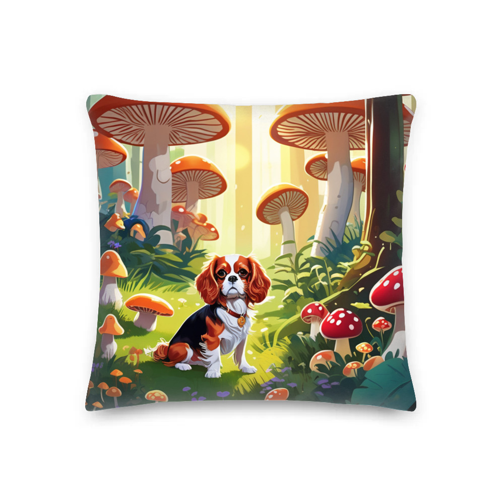 PugMug Custom Cavalier King Charles Spaniel Premium Pillow