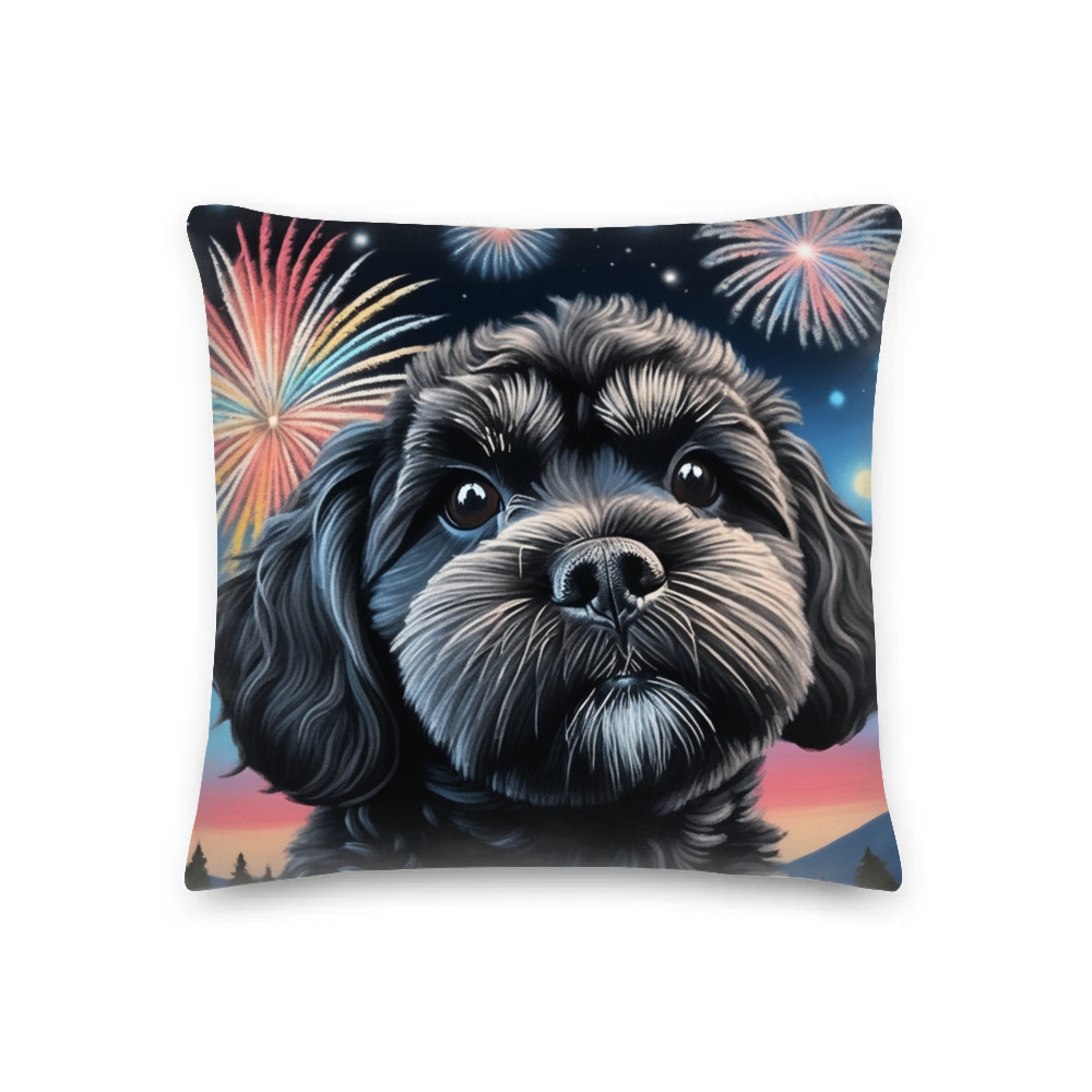 PugMug Custom Lily Premium Pillow