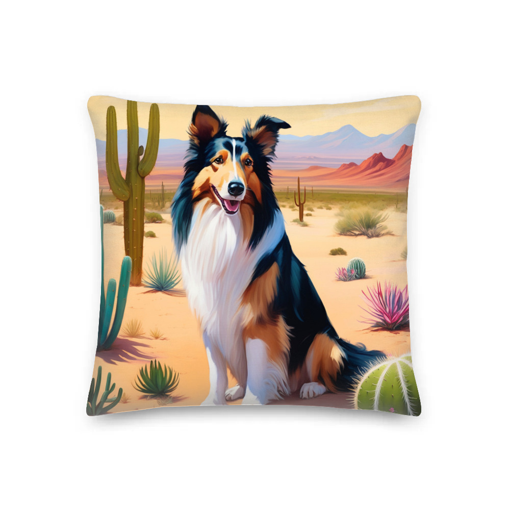 PugMug Custom Collie Premium Pillow