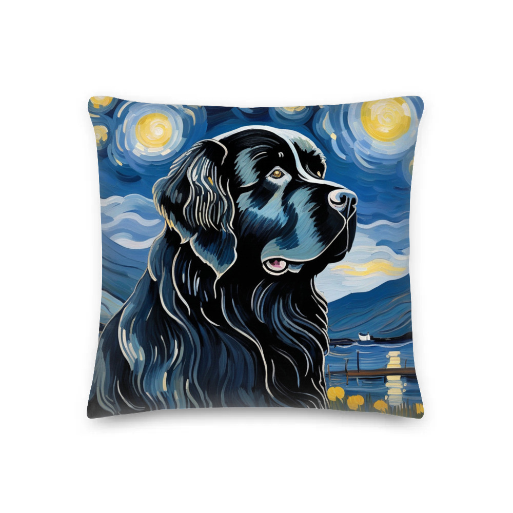 PugMug Custom Newfoundland Premium Pillow
