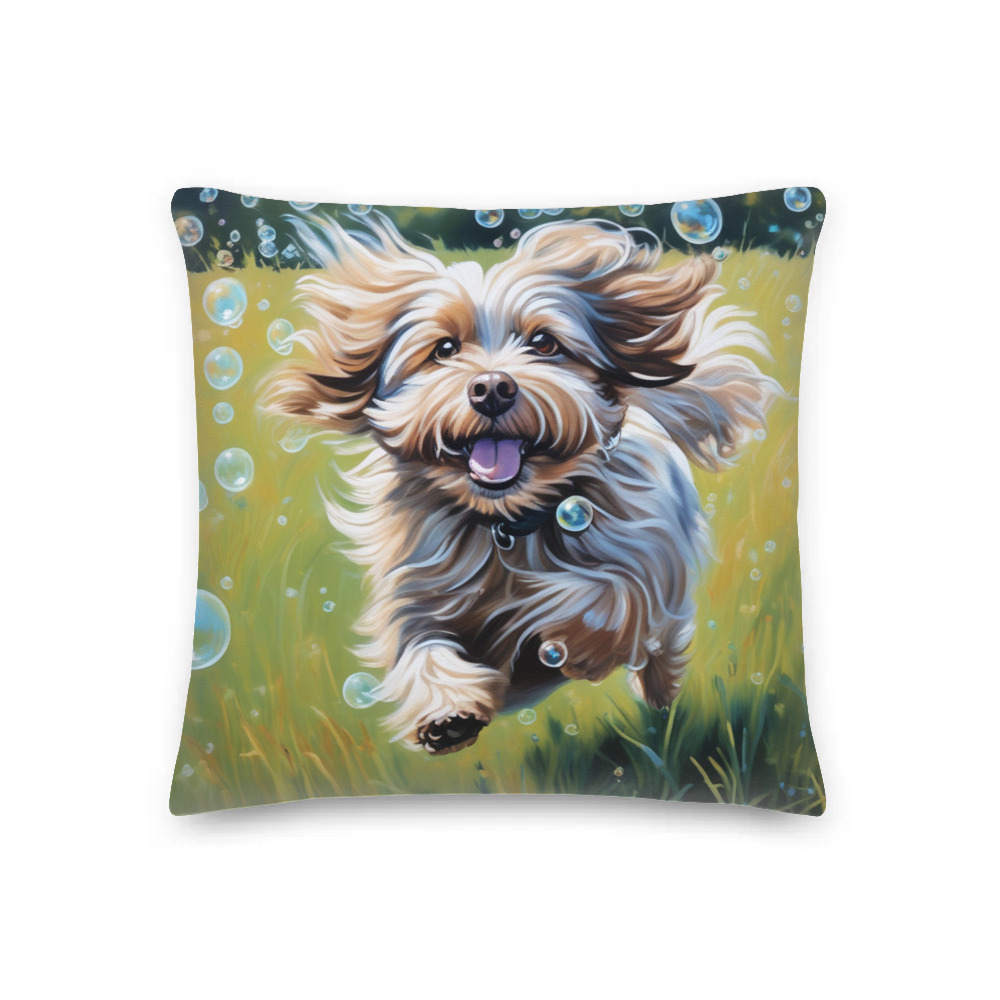 PugMug Custom Tan Havanese Dog Premium Pillow