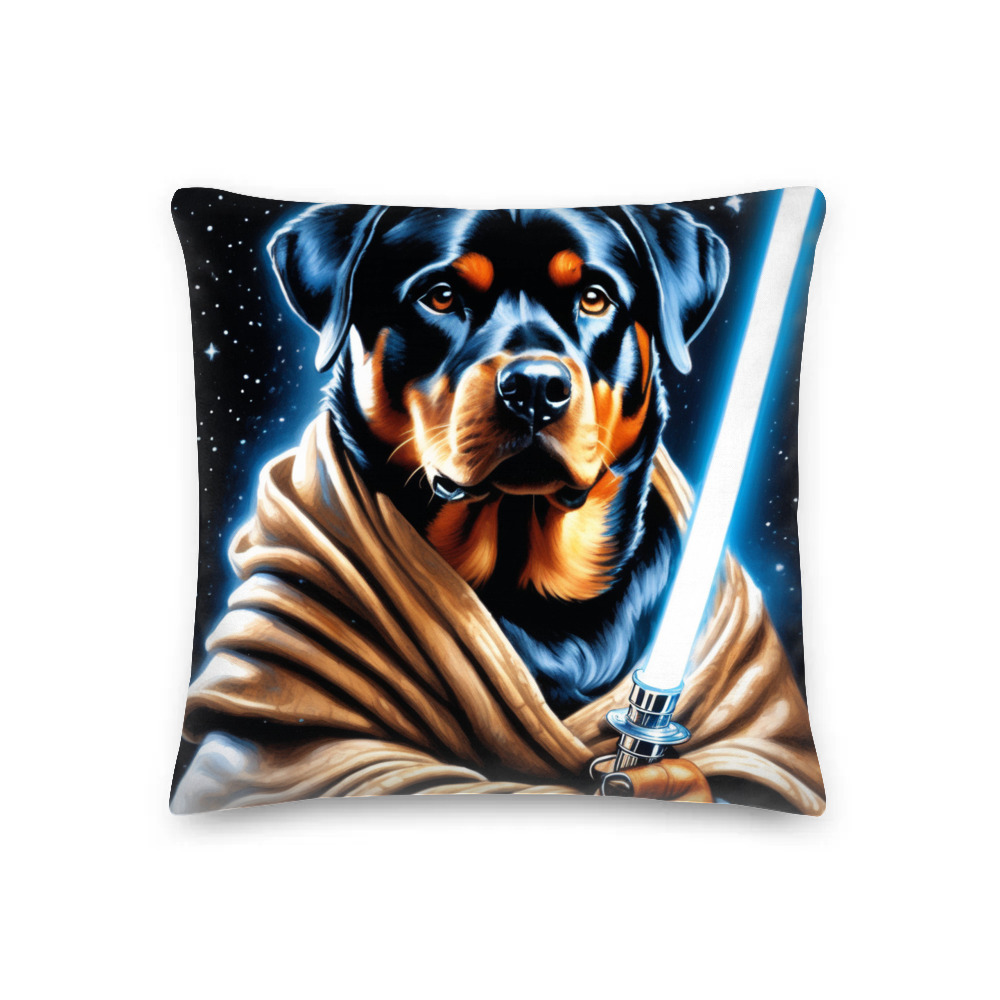 PugMug Custom Rottweiler Premium Pillow