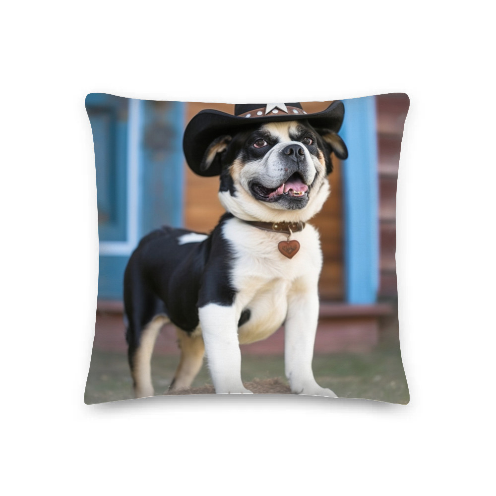 PugMug Custom McHenry Premium Pillow
