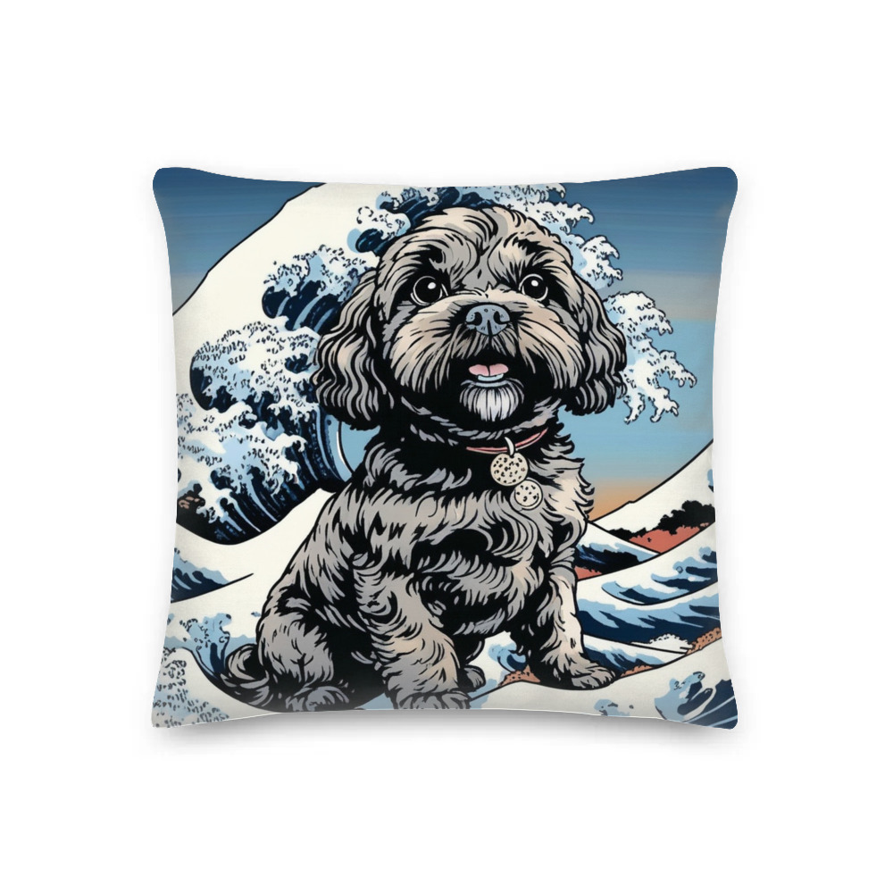 PugMug Custom Lily Premium Pillow