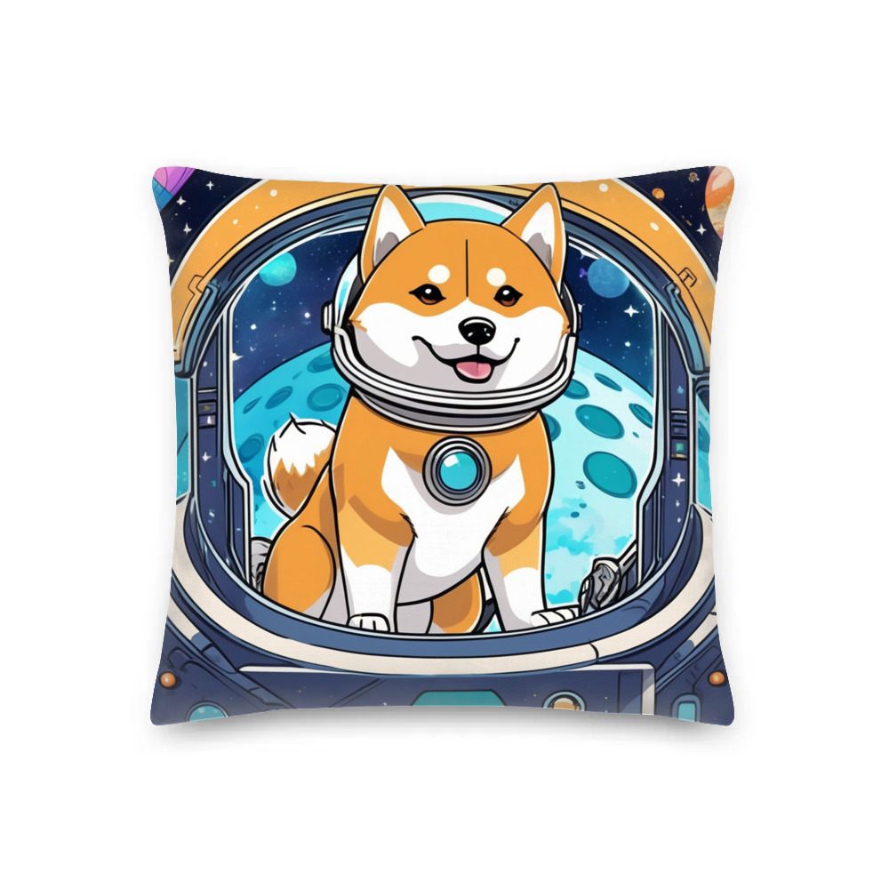 PugMug Custom Shiba Inu Premium Pillow