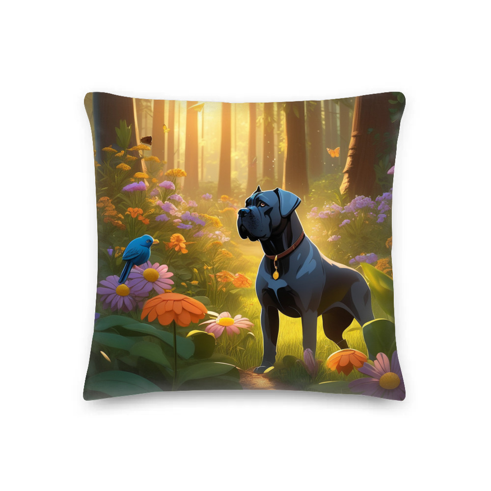 PugMug Custom Cane Corso Premium Pillow