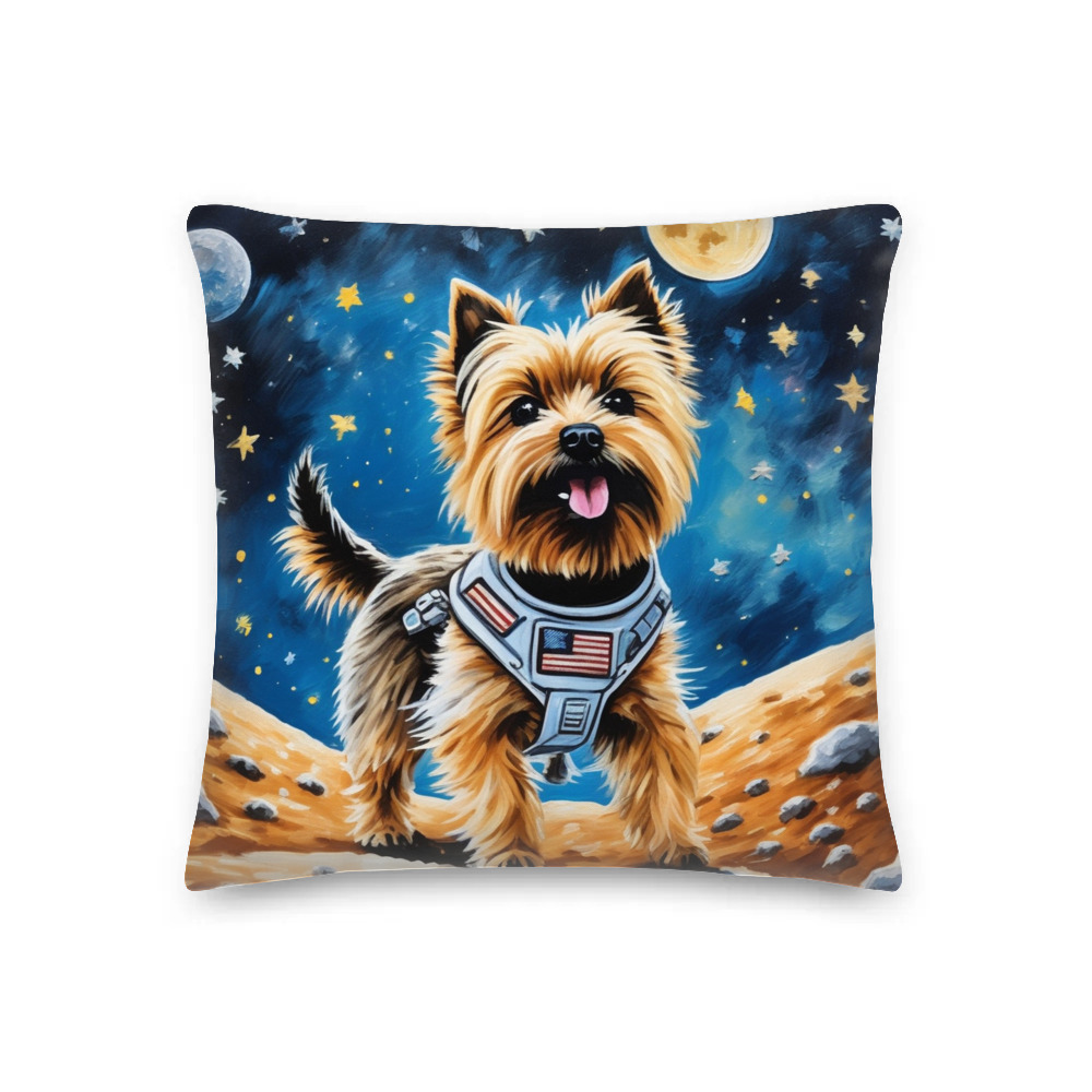 PugMug Custom Cairn Terrier Premium Pillow