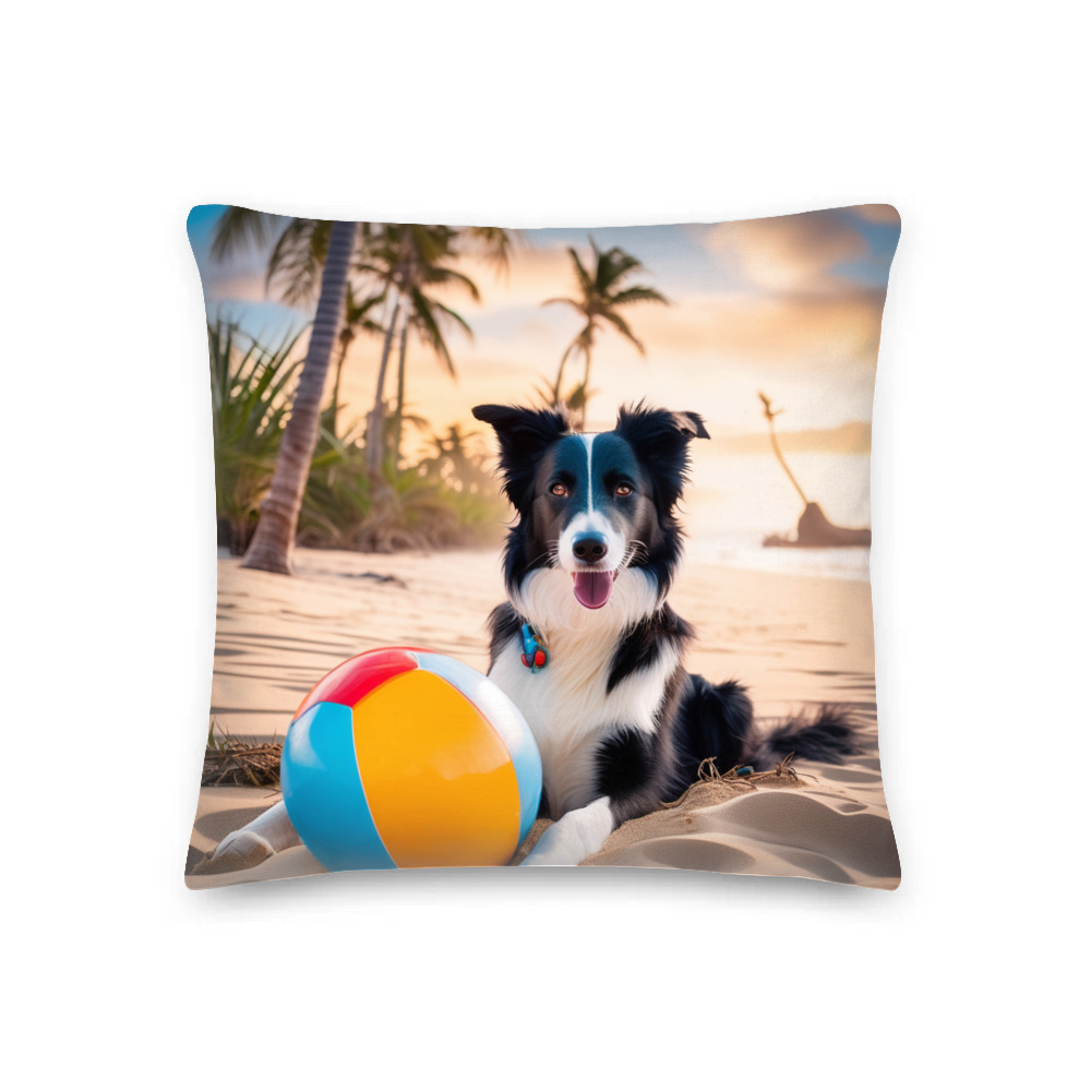 PugMug Custom Border Collie Premium Pillow