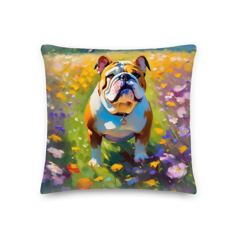 PugMug Custom Bulldog Premium Pillow