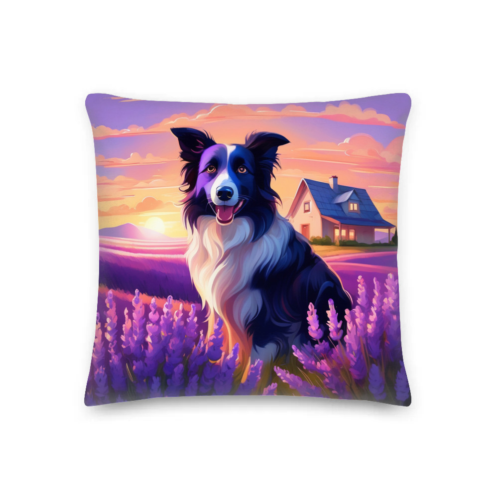 PugMug Custom Border Collie Premium Pillow