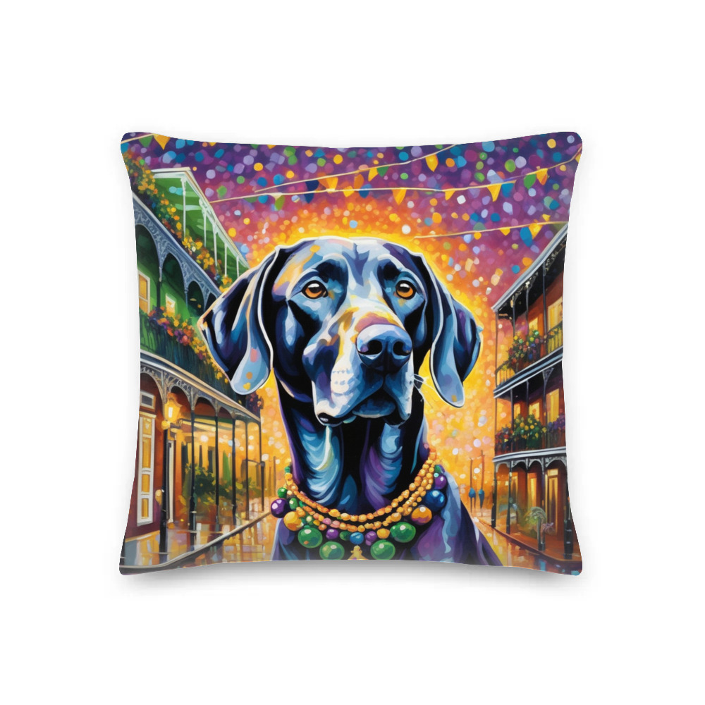 PugMug Custom Weimaraner Premium Pillow