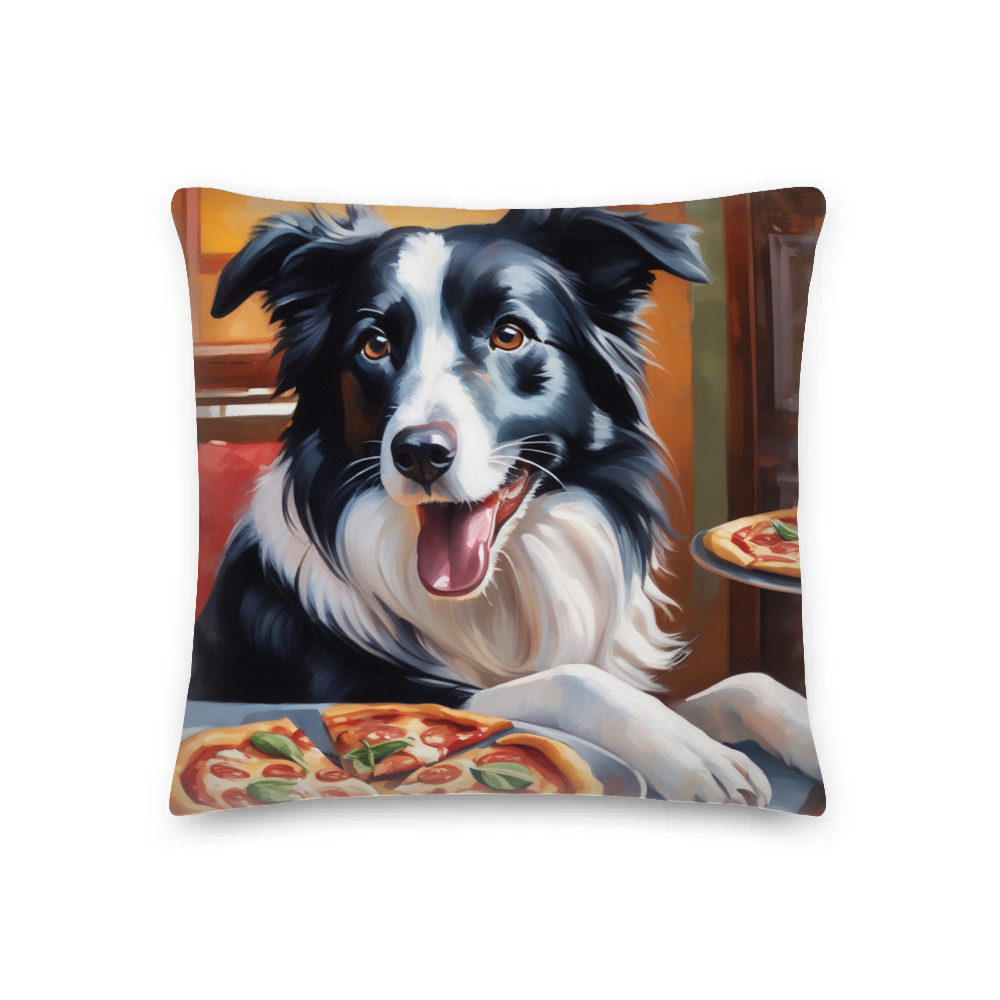 PugMug Custom Border Collie Premium Pillow