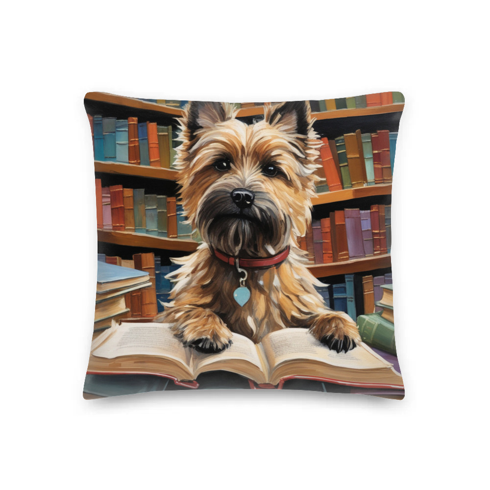 PugMug Custom Cairn Terrier Premium Pillow