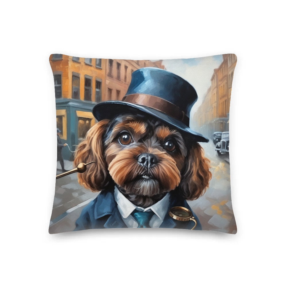 PugMug Custom Lily Premium Pillow