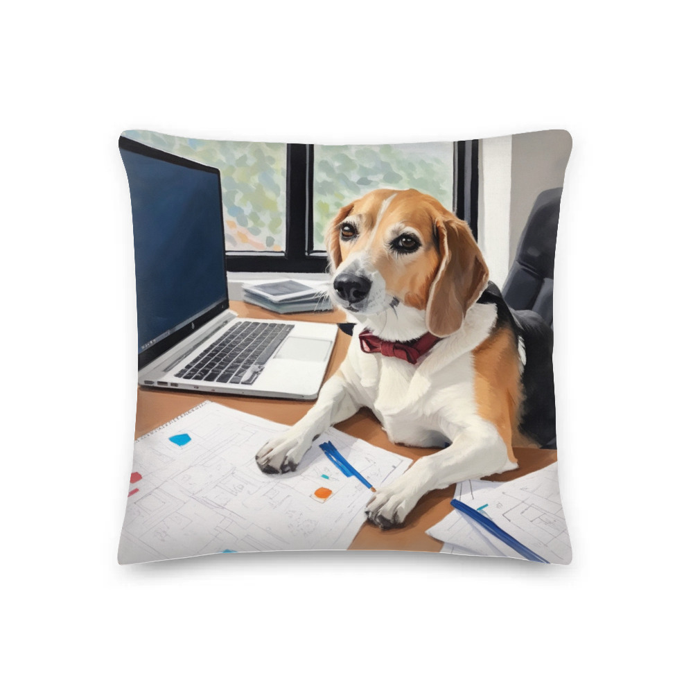 PugMug Custom Munchkin Premium Pillow