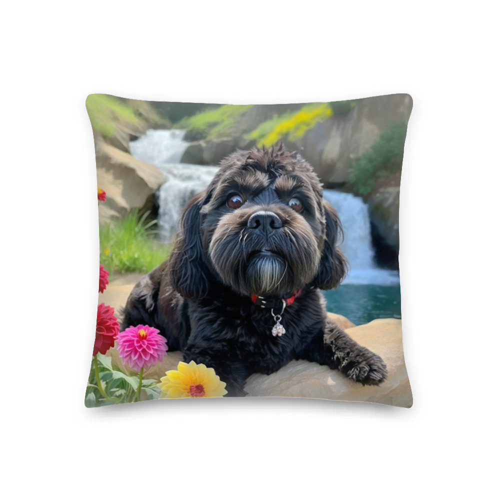 PugMug Custom Lily Premium Pillow