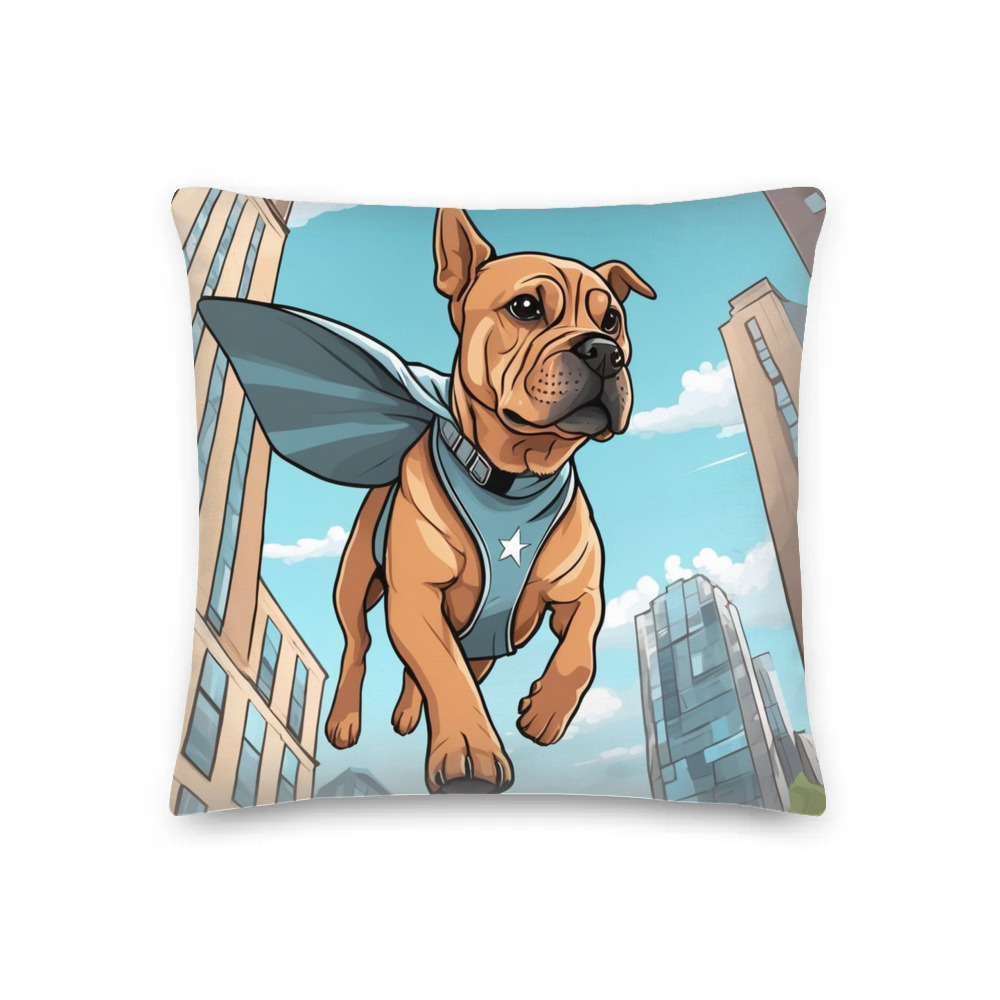 PugMug Custom Halina Premium Pillow