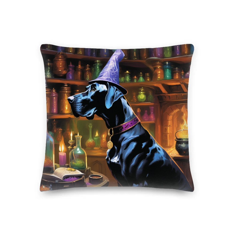 PugMug Custom Great Dane Premium Pillow