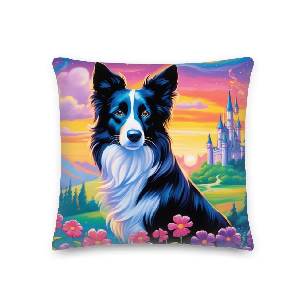 PugMug Custom Border Collie Premium Pillow