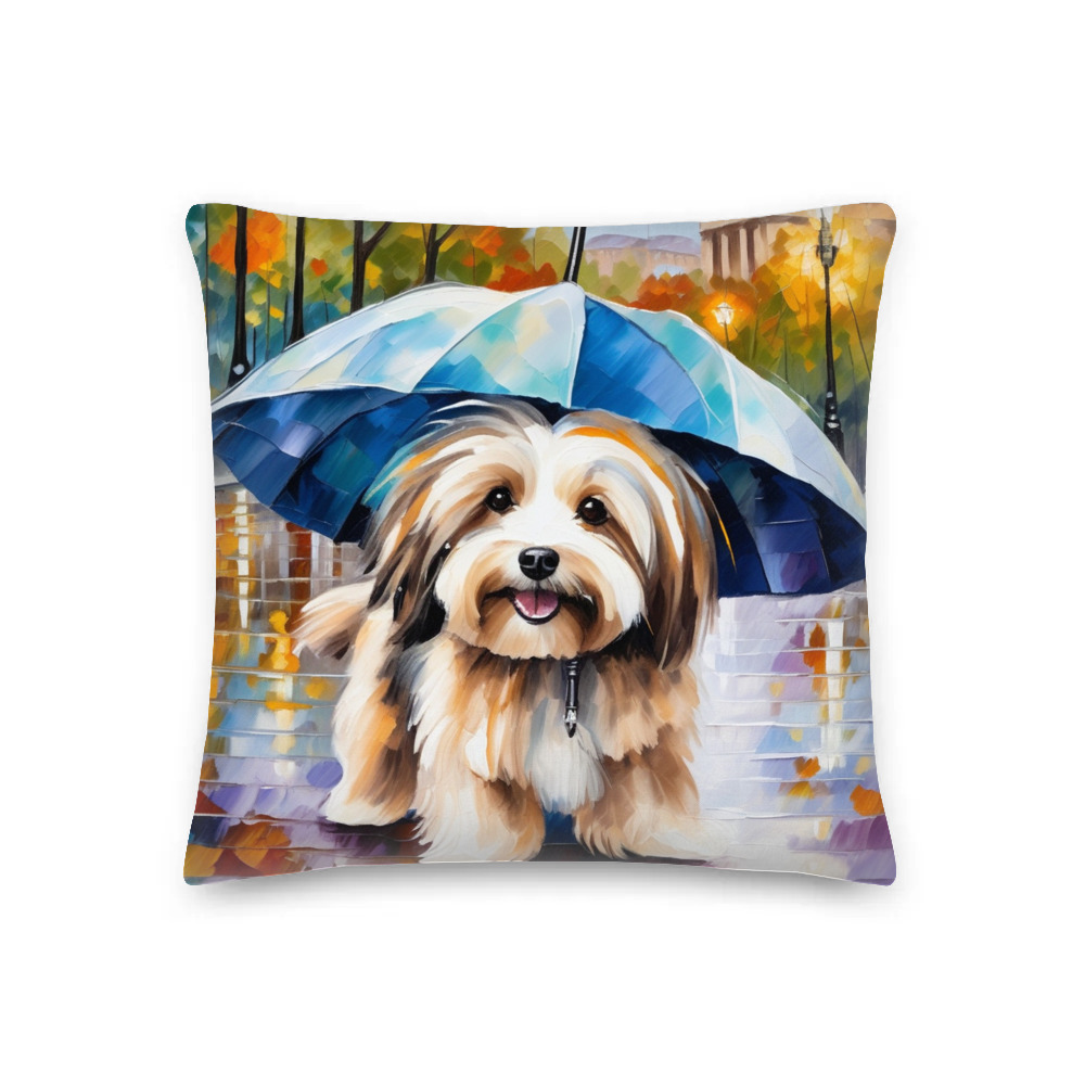 PugMug Custom Tan Havanese Dog Premium Pillow