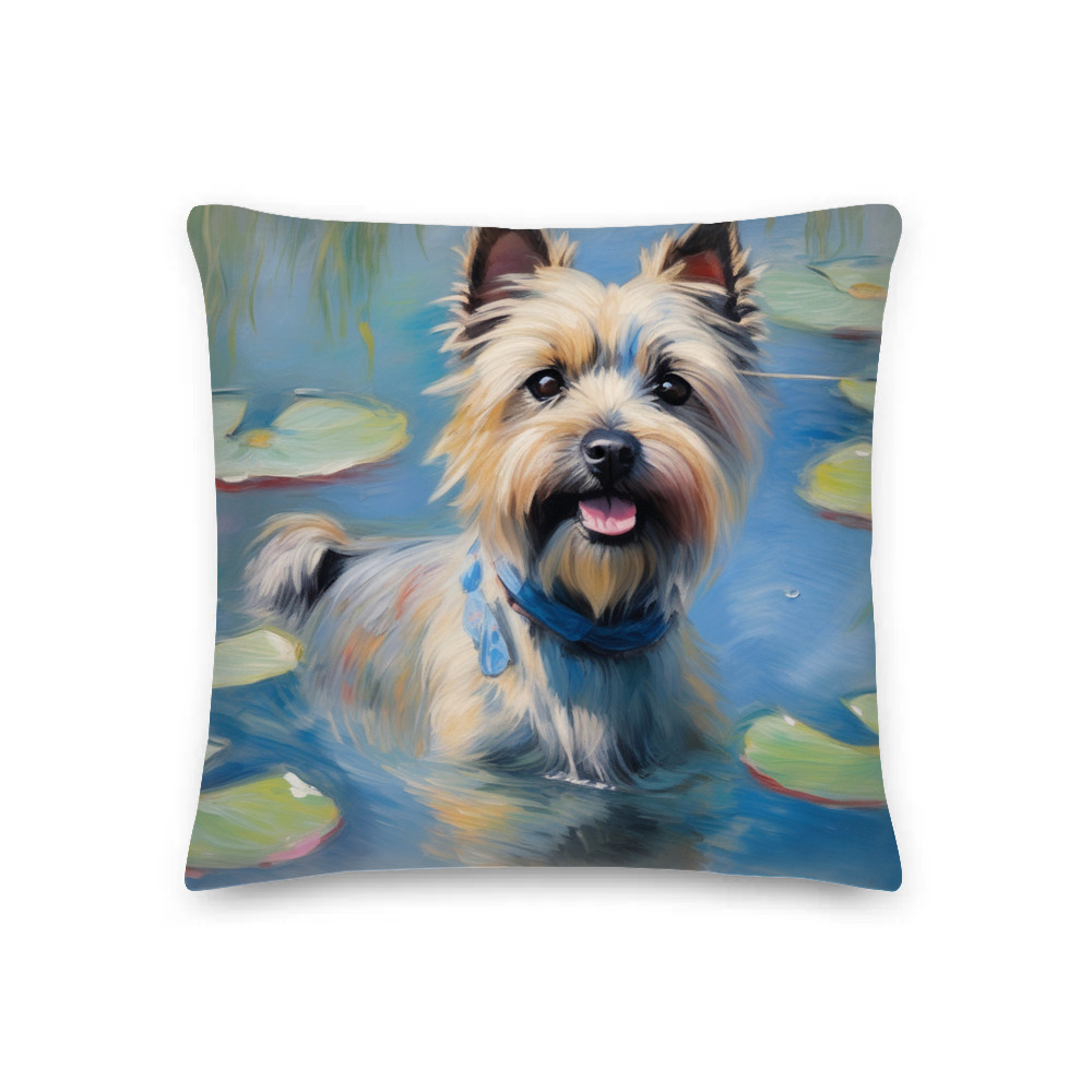 PugMug Custom Cairn Terrier Premium Pillow