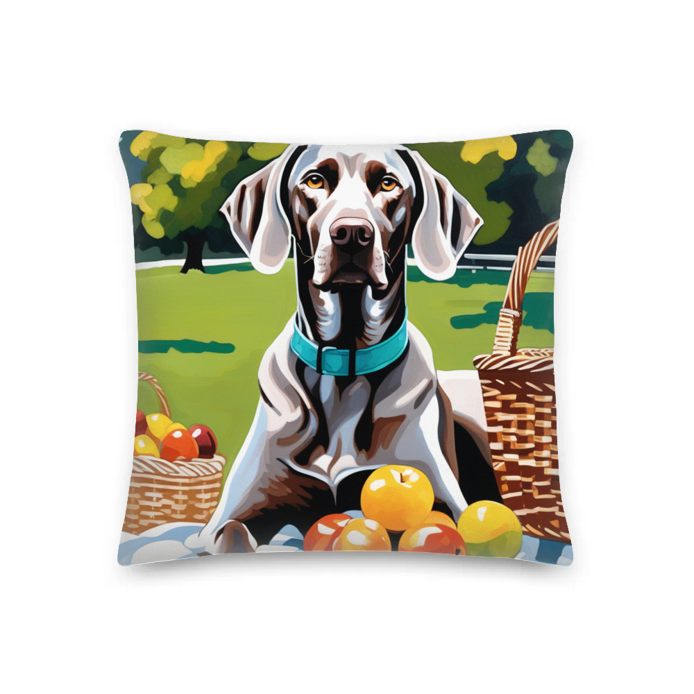 PugMug Custom Weimaraner Premium Pillow