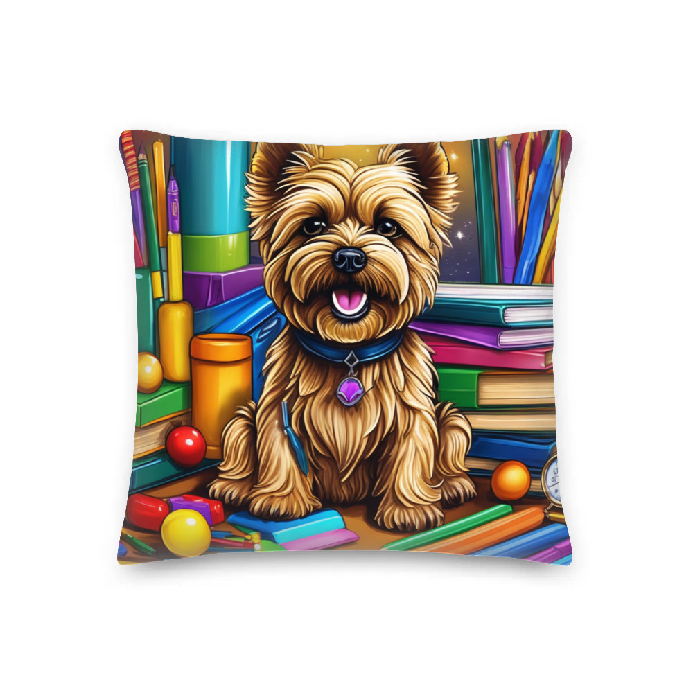 PugMug Custom Cairn Terrier Premium Pillow
