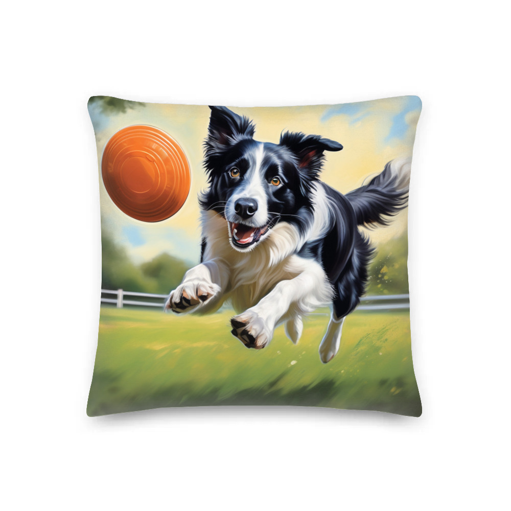PugMug Custom Border Collie Premium Pillow