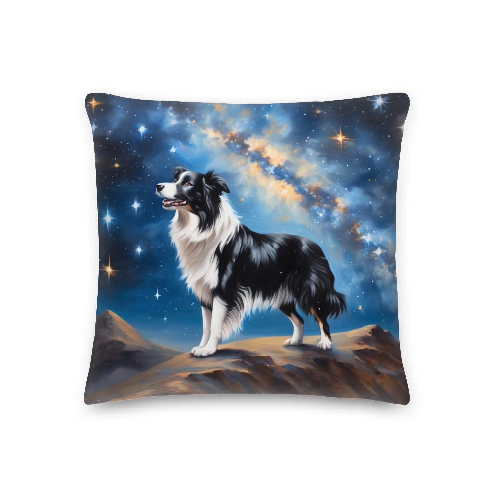 PugMug Custom Border Collie Premium Pillow