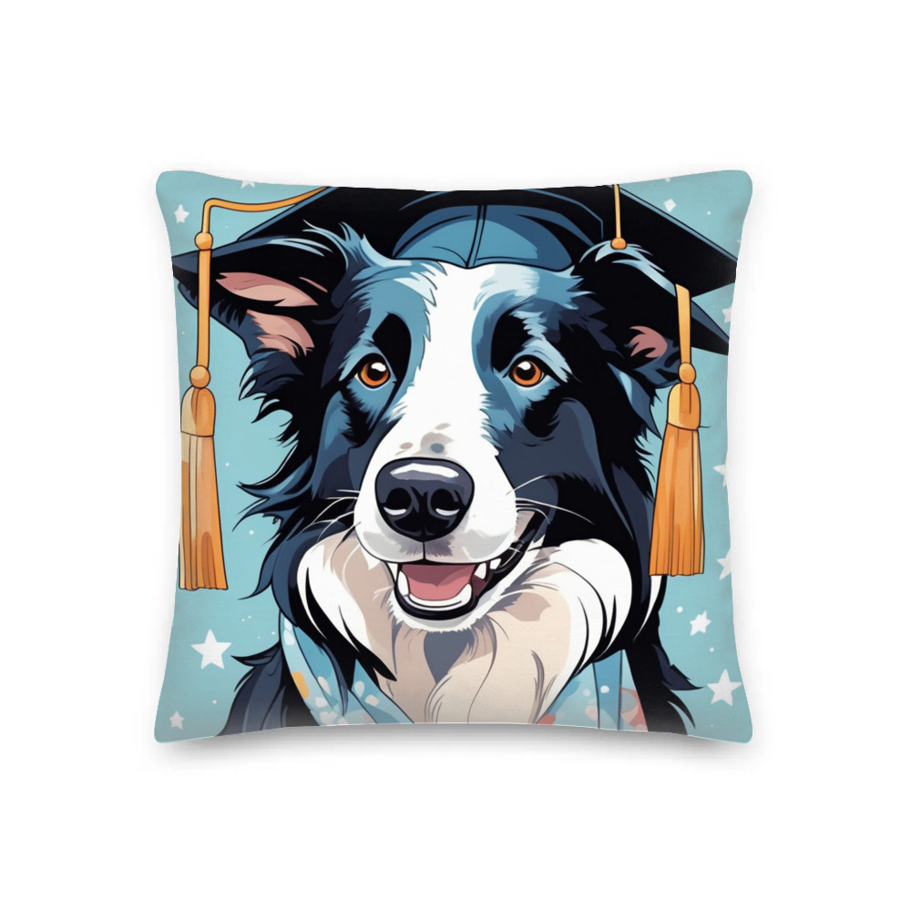 PugMug Custom Border Collie Premium Pillow