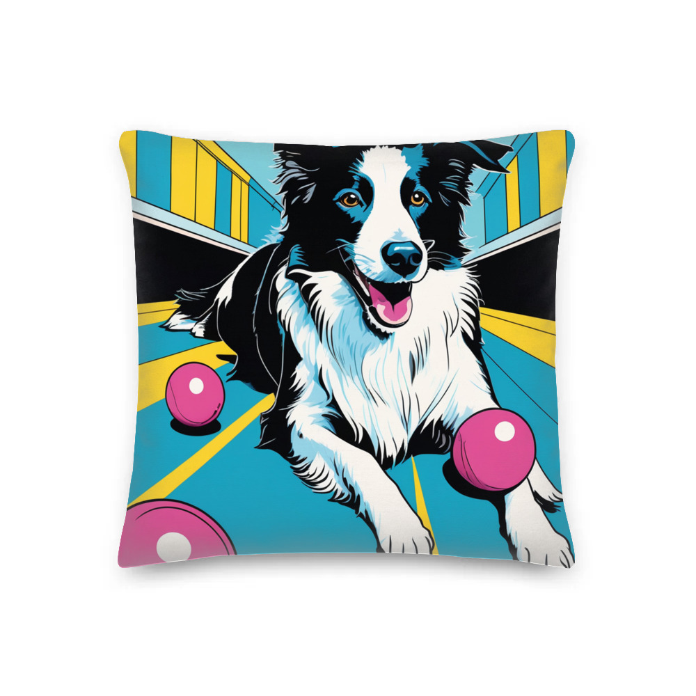 PugMug Custom Border Collie Premium Pillow