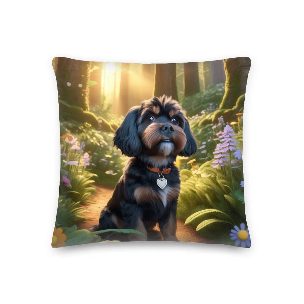 PugMug Custom Lily Premium Pillow