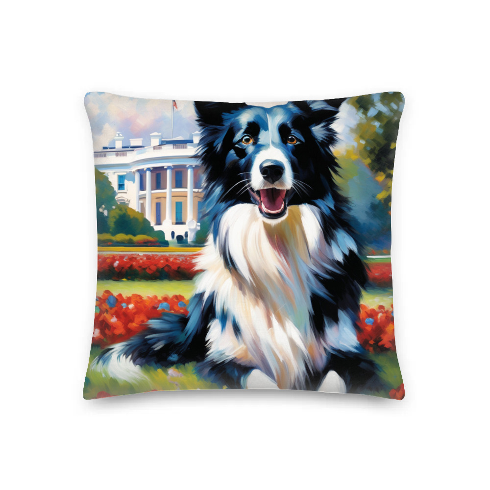 PugMug Custom Border Collie Premium Pillow