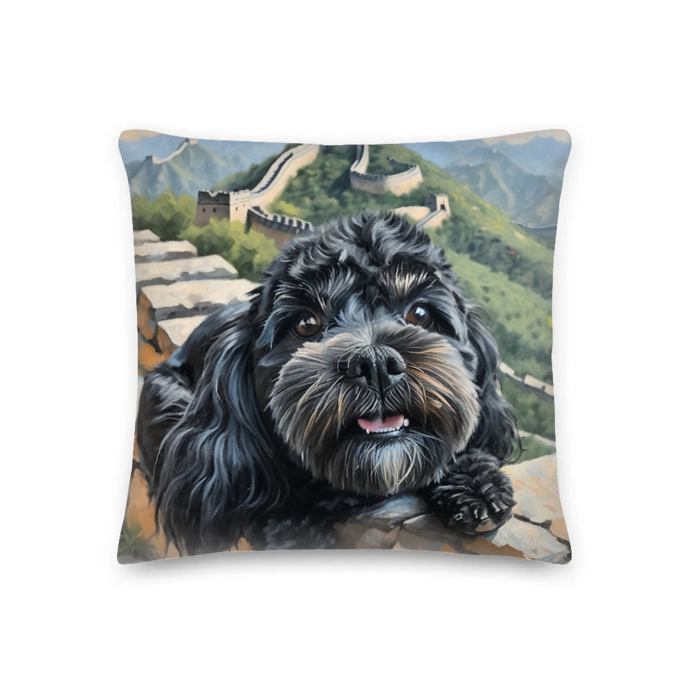 PugMug Custom Lily Premium Pillow