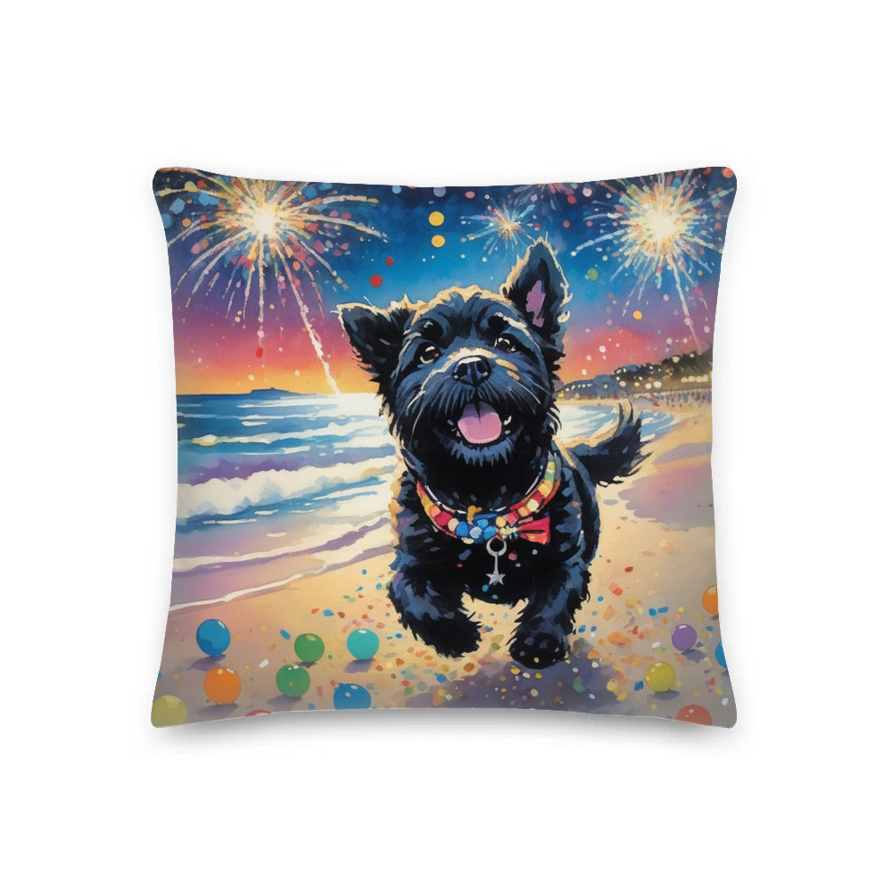 PugMug Custom Lily Premium Pillow