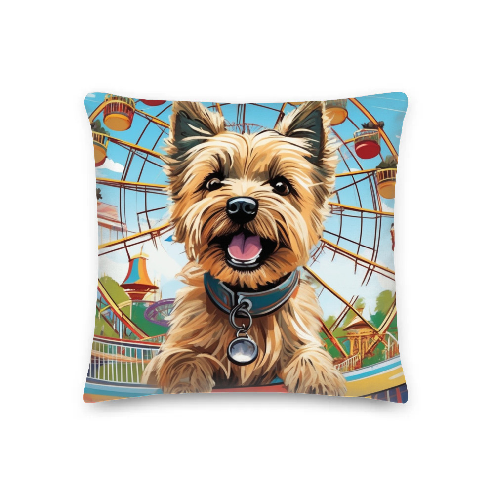 PugMug Custom Cairn Terrier Premium Pillow