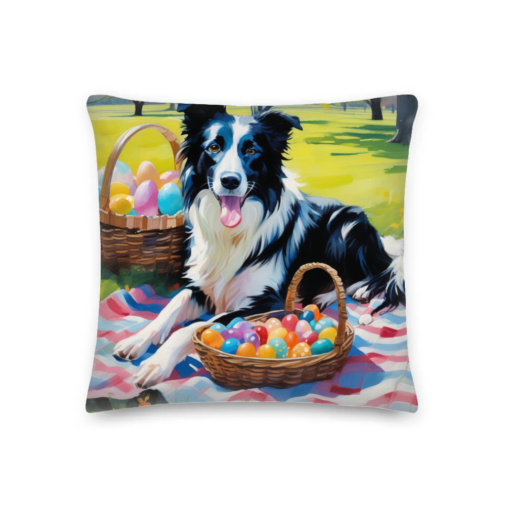 PugMug Custom Border Collie Premium Pillow