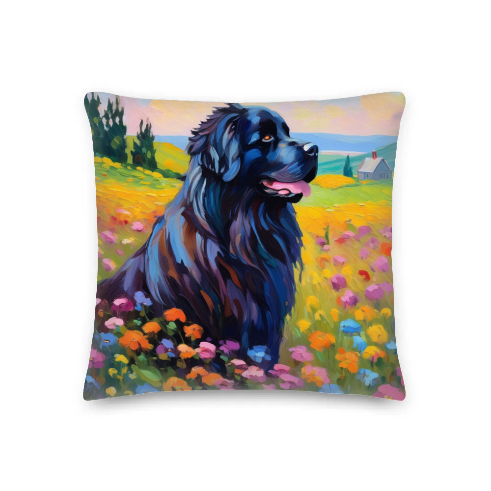 PugMug Custom Newfoundland Premium Pillow