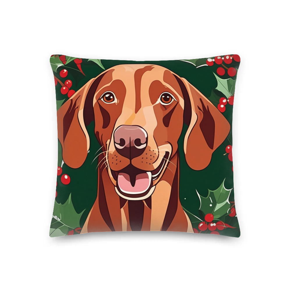 PugMug Custom Vizsla Premium Pillow
