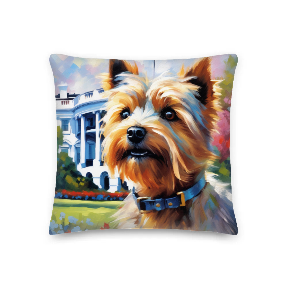 PugMug Custom Cairn Terrier Premium Pillow