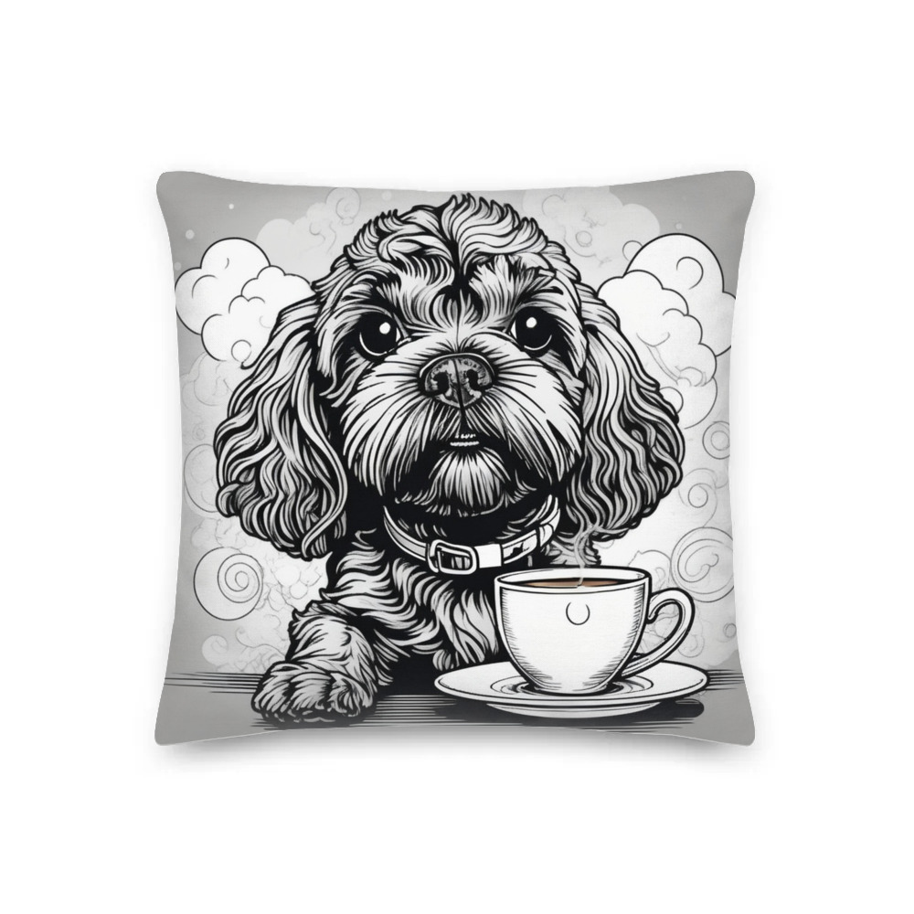 PugMug Custom Lily Premium Pillow