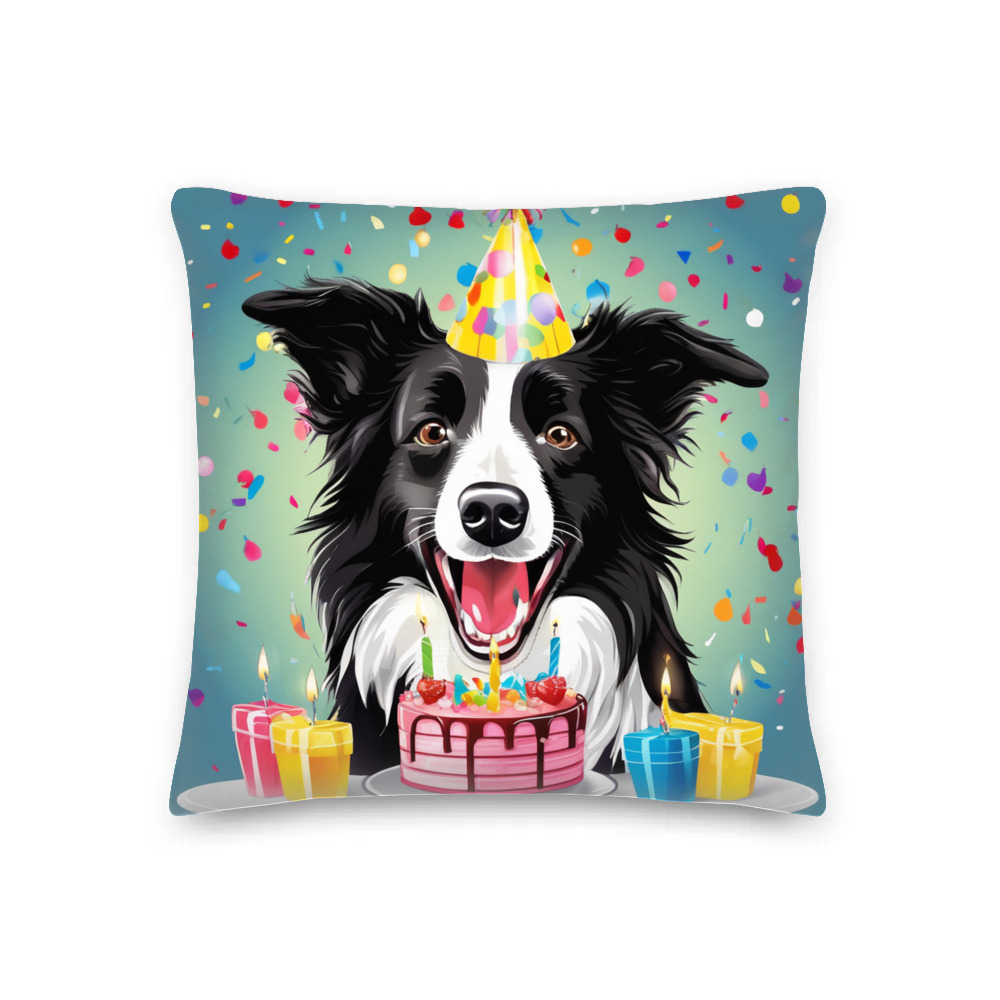 PugMug Custom Border Collie Premium Pillow